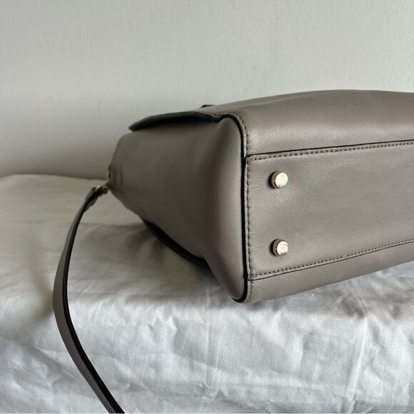 KATE SPADE Grey Tote Satchel Putman Drive Mini Nelle Crossbody Leila Knott - Picture 6 of 10